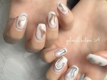 ホワイト/マグネット/ぷっくり