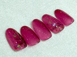 2025年8月定額ネイル　1-1