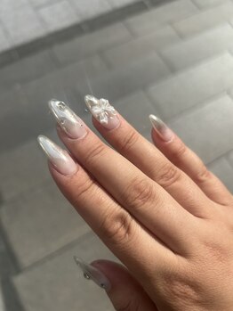 オーシャンネイル 栄店(OCEAN NAIL)/mirror×gradation
