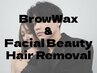 【メンズ顔脱毛・メンズ眉毛】髭脱毛＋眉ワックス 