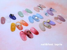 ネイル アンド フット ラプリエ(Nail&Foot Laprie)/選べる定額アート　新規￥7700