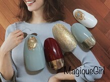 ネイルサロン マジックガール(Nail Salon MagiqueGirl)/【ミラーフレンチ】