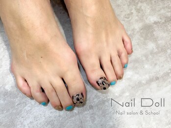 ネイルドール(Nail Doll)/ニュアンスレオパ