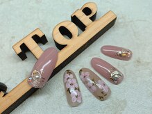 サロン ザ トップ(Salon the Top)/上品なお花ネイル