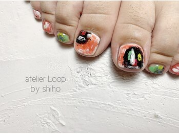 アトリエループ(atelier Loop by shiho)/絵画ネイル