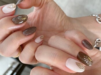 デリカ 溝の口店(DELICAT)/秋の上品大人ネイル