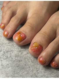 水滴ニュアンスネイル