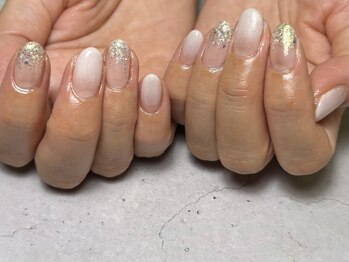 リッカ 鍋島店(Licca)/カラーとラメのグラデーション