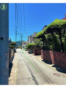 しろくまのパルマ 次郎丸駅前店/次郎丸駅～しろくまのパルマまで
