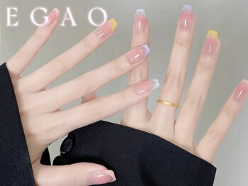 エガオネイルサロン 錦糸町店(EGAO NAIL SALON)/カラフルフレンチ