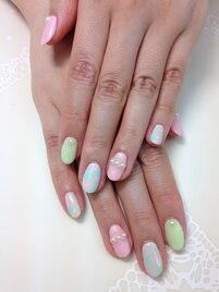 爽やかネイル
