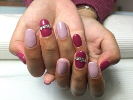 大人しんぷるネイル☆