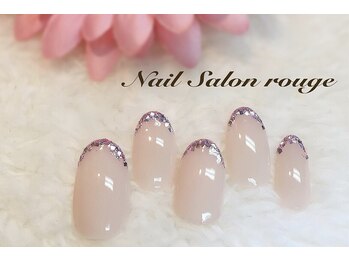 ネイルサロン ルージュ(NailSalon rouge)/マオラメ 細フレンチ