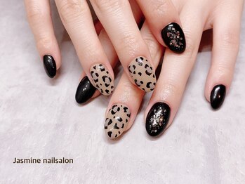 ジャスミンネイルサロン(Jasmine)/ひょう柄ネイル