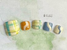 ネイルサロン トゥデイ 心斎橋店(Today)/foot art ¥10500