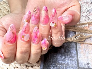 モモネイル(MOMO nail)/マーブルネイル