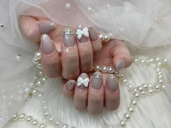 アンジュ(Ange)/【Rika】冬キラキラネイル