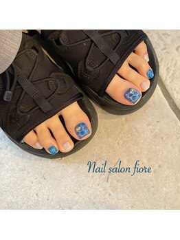 フットネイル マーメイドネイル