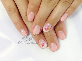 シンプルワンカラーネイル