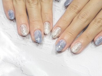 キャミ ネイル(CAMMY NAIL)/水色ネイル♪