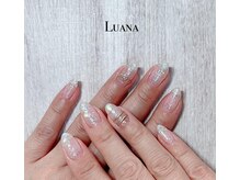 ルアナ(Luana)/ラメ/ミラーアートネイル/上品