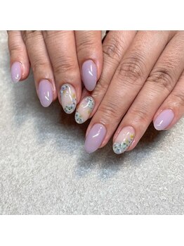 ロクサンサン(633)/紫陽花ネイル