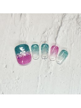 3,4月♪定額フットネイル¥8200