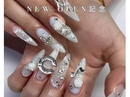 ドットネイルワンカラーネイル