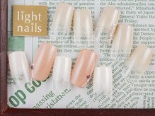 ライトネイルズ イバラキ(light nails IBARAKI)/大人可愛いシンプルネイル♪