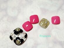 フランセス(Frances)/花柄ネイル