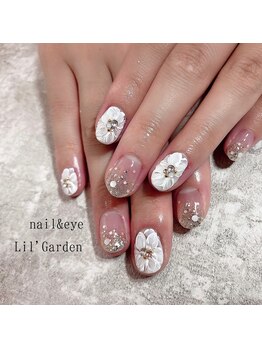 リルガーデン 新宿南口(Lil' Garden)/ブライダル×ホワイトフラワー