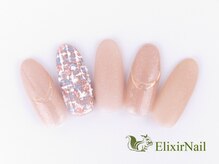 エリクサーネイル 神田(Elixir Nail)/シンプル/クーポン使用