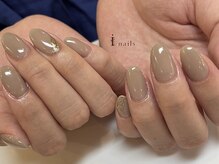 アイネイルズ 吉祥寺店(I nails)/シンプルワンポイントミラー