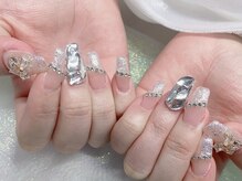 モルフォネイル(Morpho nail)/#キラキラネイル