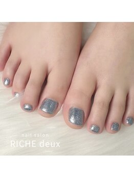 リッシュ ドゥ(RICHE deux)/キラキラギャルブルーネイル