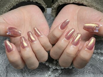 モアグラム 渋谷道玄坂店(More Glam)/ミラーネイル