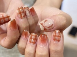 【Saki.o】チェックリボン