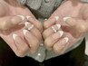 ［Hand］オフ込*ベースクリアフレンチネイル(ベースあり+¥500) ¥5,500