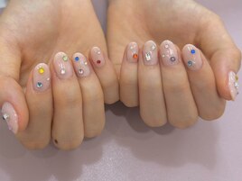 宝石ネイル♪