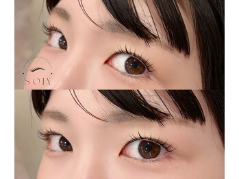 ソワン(SOIN)の写真/お悩みに合わせて黄金比に基づいた「一番似合う」を提案★自まつげの良さを引き出す繊細なデザインを実現!