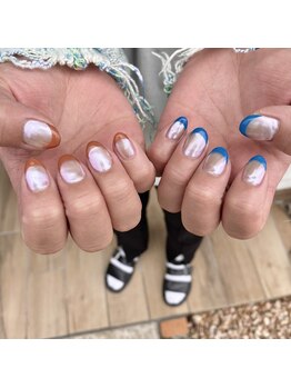 リリアフリル(Lilia×frill)/ミラー×カラーフレンチ