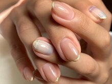 サロンドフォーエイチ(salon de 4H)/冬チェック×ラメライン☆