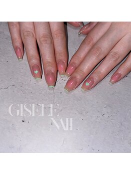 ジゼルネイル(Gisele Nail)/チーク×グリーンハート