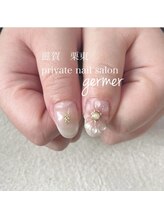 ジェルメ(germer)/マググラデにぷっくりフラワー！