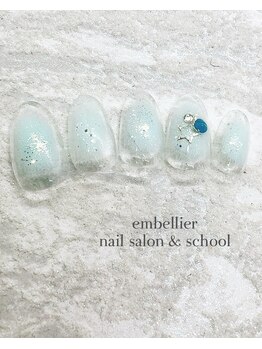 アンベリール ネイルサロンアンドスクール(embellir)/大野限定シンプルデザインコース