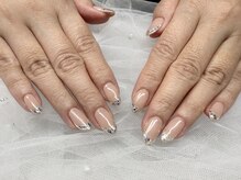 アロココネイル(Alococo nail)/ガラスフレンチ