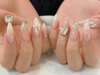 ラニ ネイル(Rani Nail)の写真/SNSで話題のワンホンネイル・韓国ネイルが充実！ガラスフレンチなど流行りを取り入れたデザイン多数◎