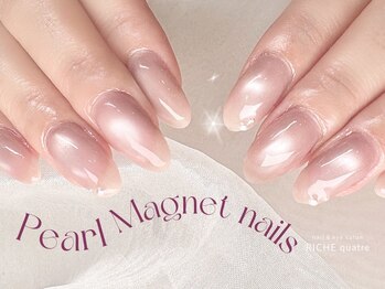 リッシュ キャトル 久屋大通店(RICHE quatre)の写真/NewOpen★パラジェル使用！ぷるんと艶オフィスネイルで美しく♪マグネットネイル、ラメカラー対応OK！