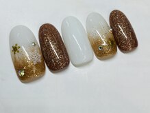 ルミエ(Lumie)/雪の結晶ネイル