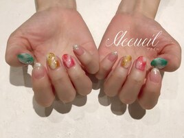 もやもやニュアンスネイル